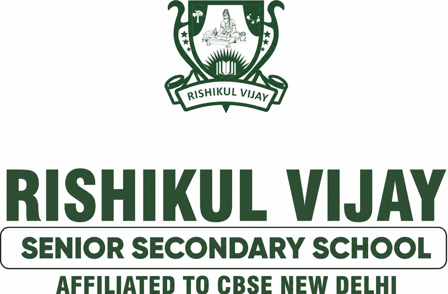 Rishikul Vijay School Jaipur logo